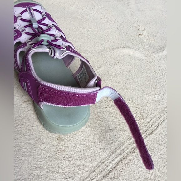 KHOMBU Closed Toe Water Sandals, Size 2 Girls, Purple & Gray, EUC - Picture 7 of 10